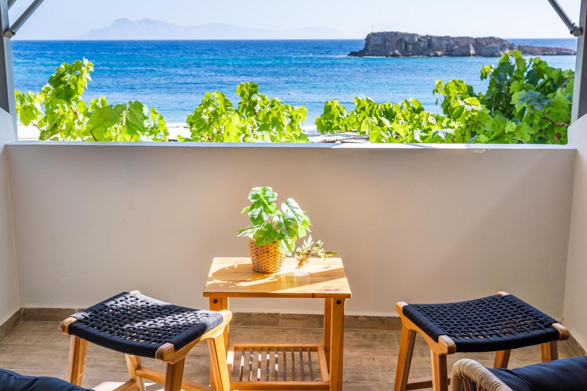Le Grand Bleu Studios & Apartments Lefkos  Luaran gambar
